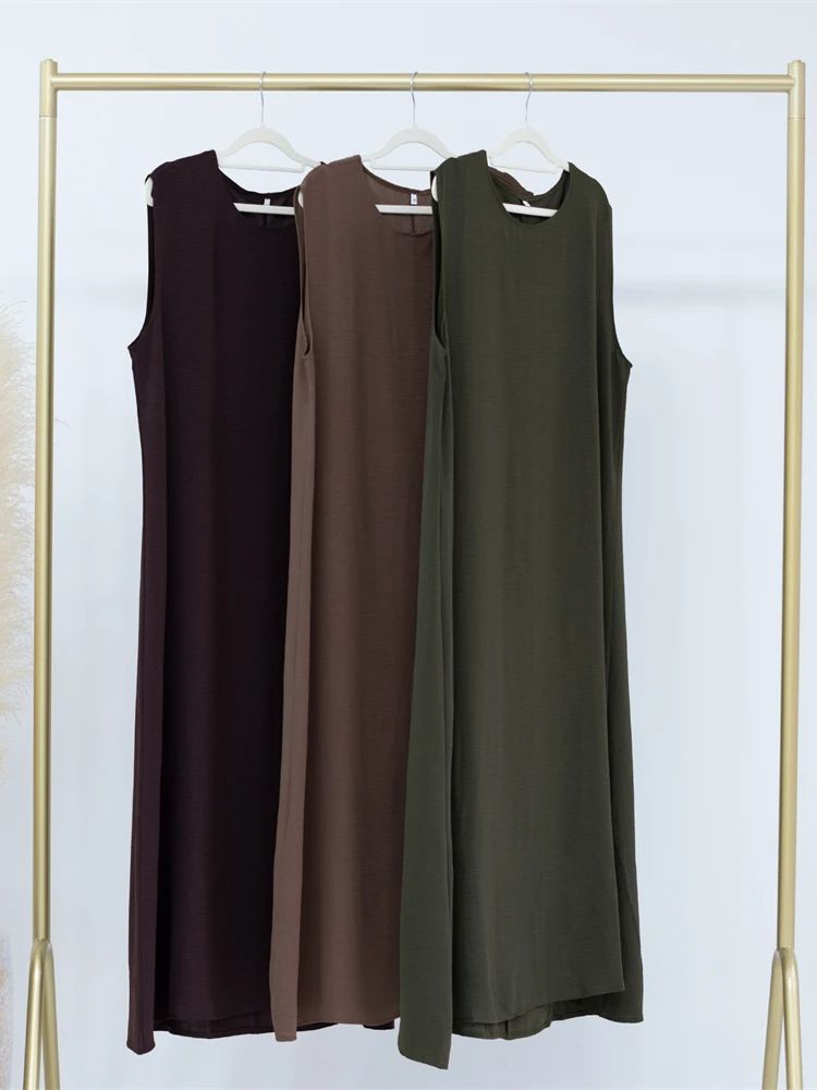 Ramadan noir blanc dubaï vêtements de prière femmes turquie Islam musulman modeste Jersey sous Abaya Robe Kebaya Robe Femme Musulmane