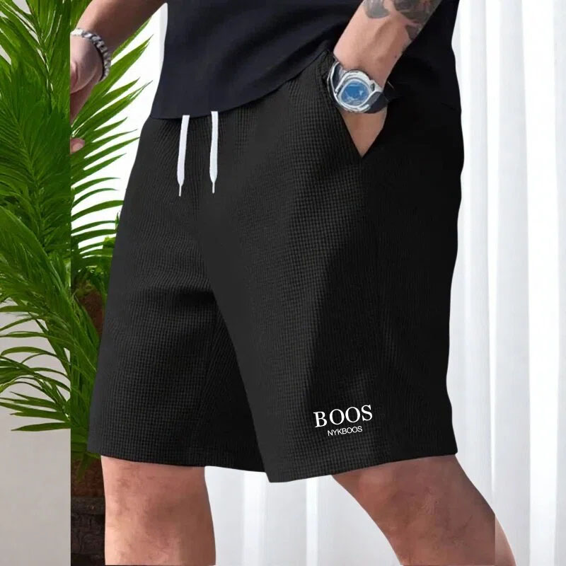 Shorts de plage imprimés pour hommes, shorts de bain à séchage rapide, taille élastique, doublés, style surf décontracté, shorts de vacances décontractés pour couples