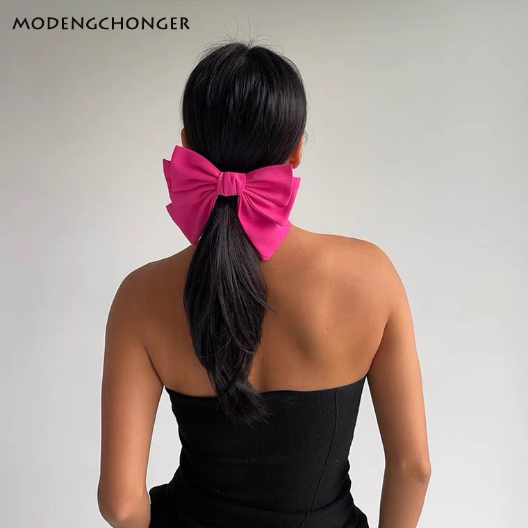 Barrettes en Satin avec Nministériels d de Perles pour Femme et Fille, Chouchou pour Cheveux, Ruban de Printemps, Bande de Sauna, Queue de Cheval, Vêtements de Sauna, Accessoires Capillaires, Nouvelle Mode