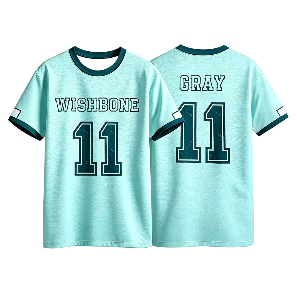 Conan Gray Wishbone T-shirts gris # T-shirt décontracté respirant en jersey 11 mailles pour homme et femme, col rond, manches courtes, style urbain