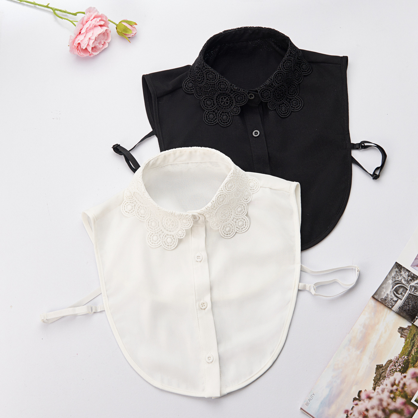 Faux col décontracté, décoration, chemisier d'affaires, col de chemise détachable, pull pour femmes, faux cols, haut à revers, accessoires pour vêtements