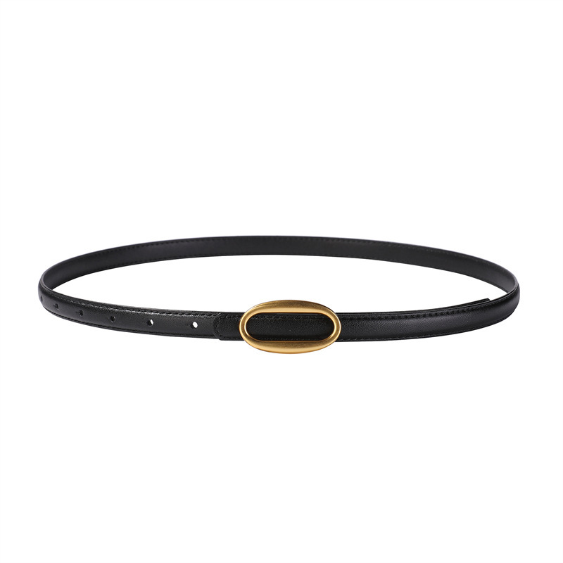 Ceinture en cuir véritable pour femme, élégante et polyvalente, idéale pour jeans et costumes, pour cintrer la taille