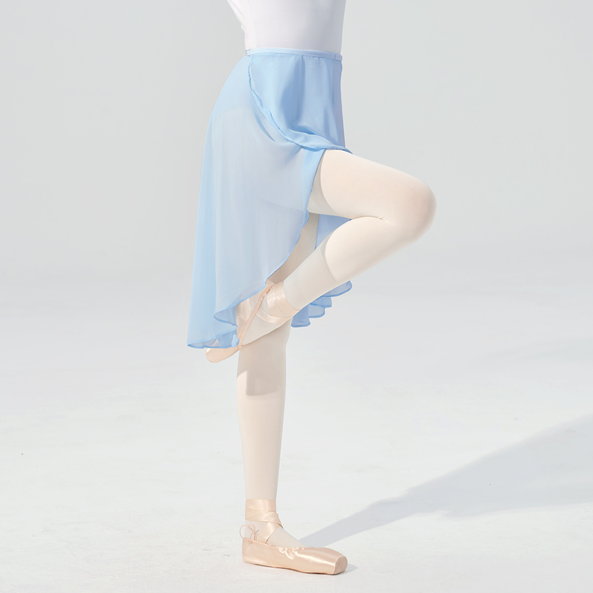 Jupes de ballet pour femmes, jupe en tulle de chiffon, jupe noire en polyester, jupes irrégulières, jupe de danse à boucle réglable, costume de danse pour adolescentes