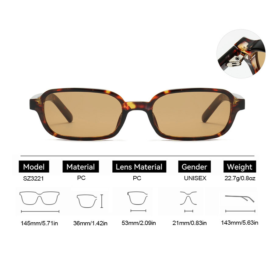 Lunettes de soleil rectangulaires classiques Vintage pour femmes et hommes, marque de luxe de styliste, Punk populaire en plein air Hip Hop