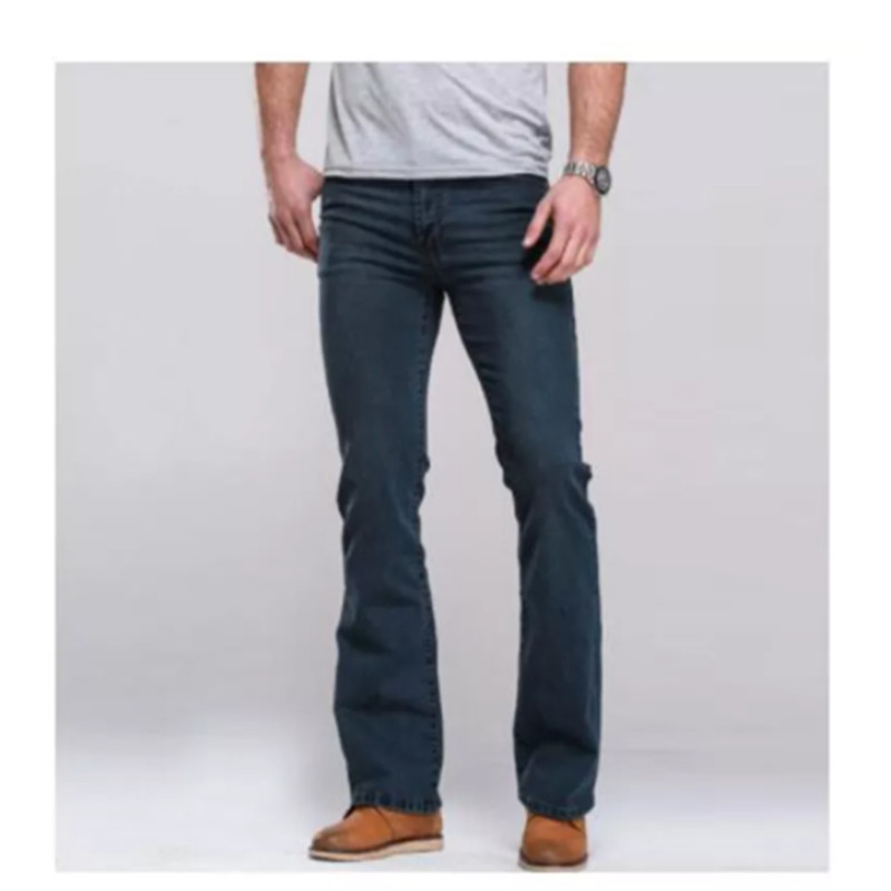 Calça Jeans Longa, Haute Qualité, Nouvelle Mode Rétro, Hiver
