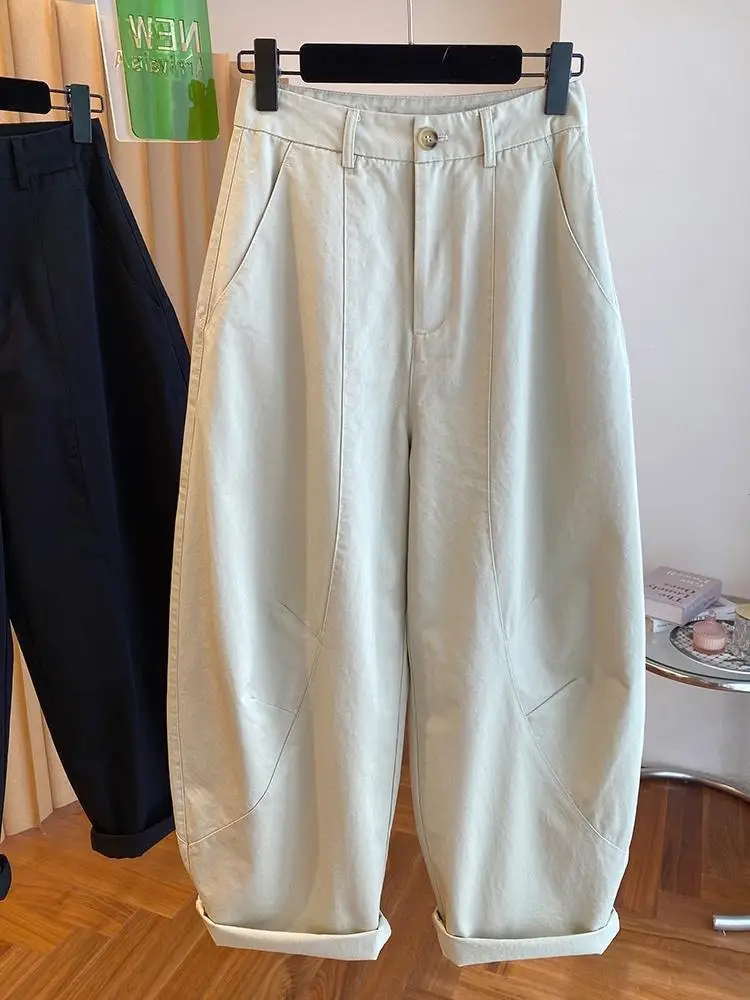 2025 nouvelles femmes pantalons décontractés amples taille haute jambes larges pantalon mode coréenne polyvalent femme costume pantalon droit