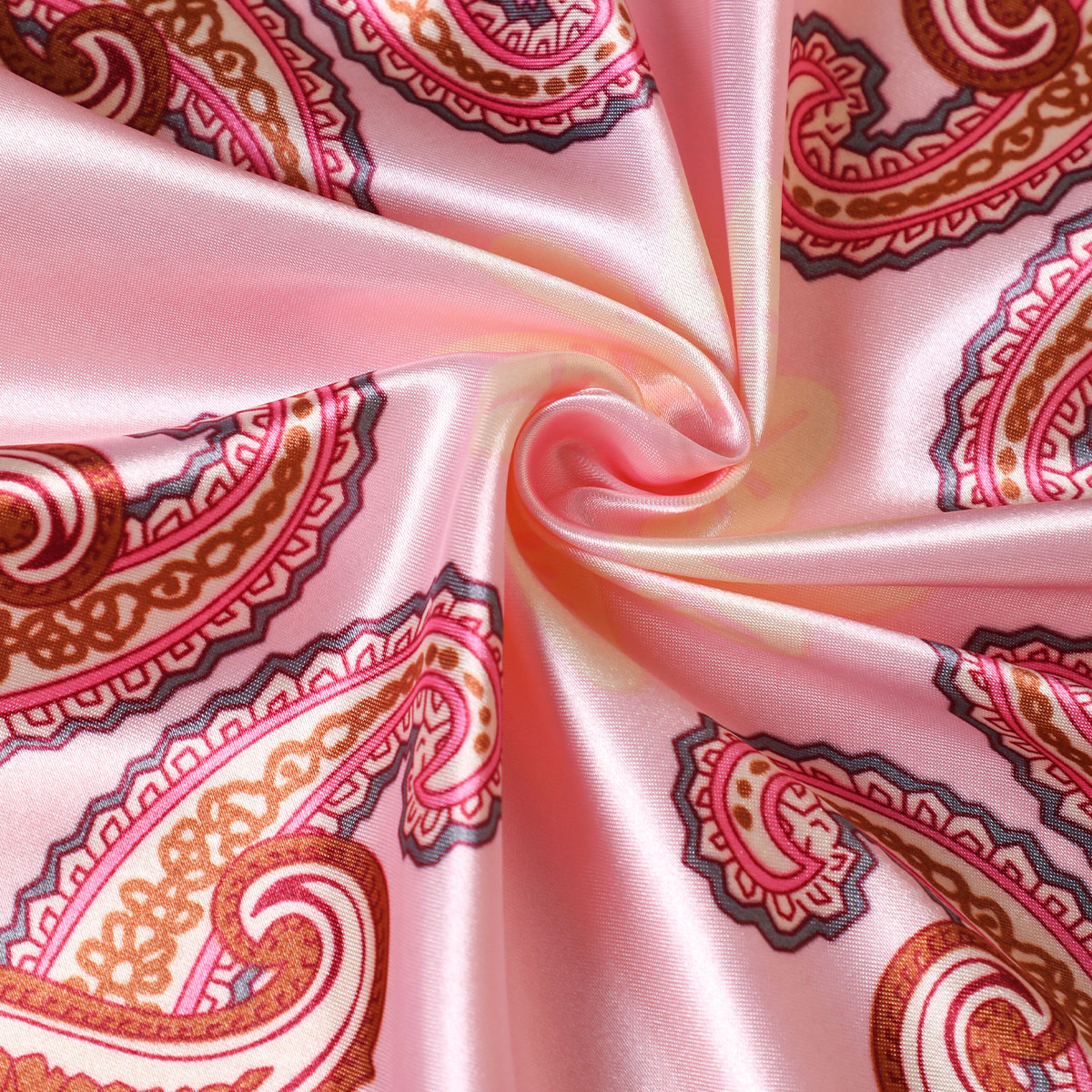 Foulard de tête carré en soie pour femmes, marque de luxe, Bandana en Satin, protection solaire, Foulard doux, Hijab, foulards pour cheveux pour dames