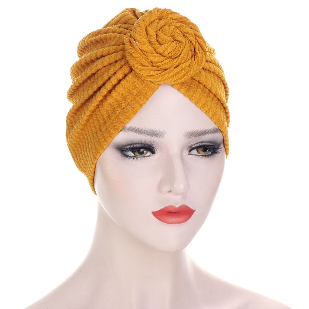 Turban à nœud torsadé pour femme, bonnet pour fille, vêtements de sauna, chimio, tête ronde, perte de cheveux douce commandée, mode alopécie, TS013