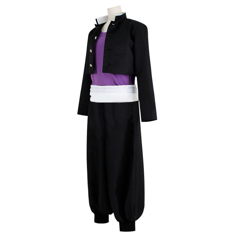 Perruque de Costume de Cosplay Todo Aoi, uniformes noirs, Costume Kendo pour adultes, tenues de fête de carnaval, Anime