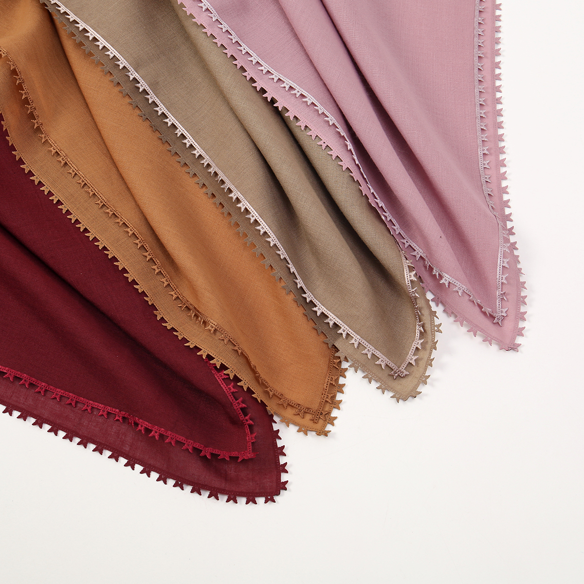 Mode dentelle carré écharpe châles femme musulman Hijabs dame élégant enveloppes été respirant foulard Felame foulards 115*115 cm