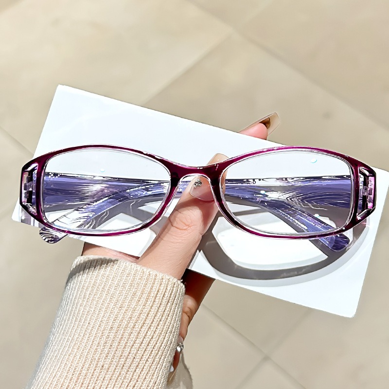 Lunettes de lecture élégantes pour femmes, ultralégères, PC, Anti-lumière bleue, petite monture carrée, presbytie, avec + 1.0 + 1.5 + 2.0 + 2.5... + 4.0