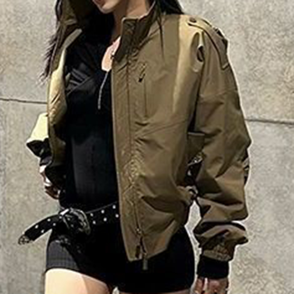Nouvelle veste courte rétro américaine printemps-automne pour femme, style streetwear tendance, coupe ajustée, design original, veste de style étranger
