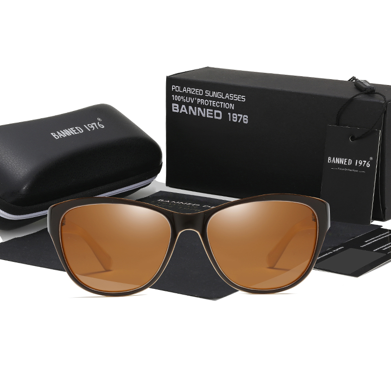 Lunettes De soleil polarisées pour femmes, marque De luxe, Design œil De chat, élégantes, pour la conduite, Oculos De Sol, 2021