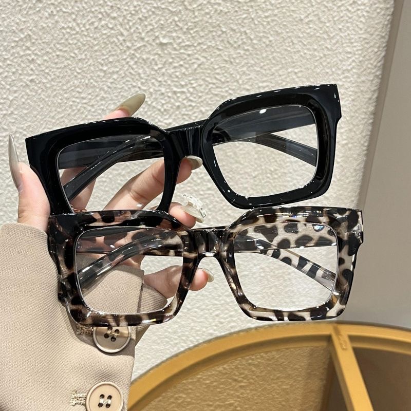 Lunettes anti-lumière bleue pour femmes, monture surdimensionnée, style vintage, pour ordinateur, protection oculaire complète, transparentes