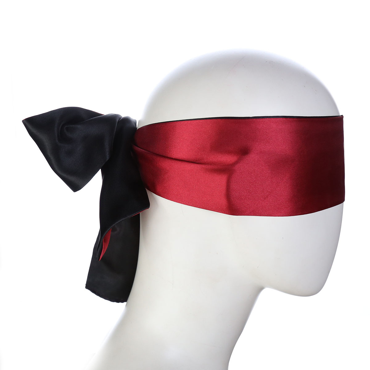 Masque pour les yeux en soie, deux couleurs, jouet masqué, masque de sommeil en soie pour accessoires de jeu, spectacle sur scène, cadeau Sexy pour femmes, haute qualité