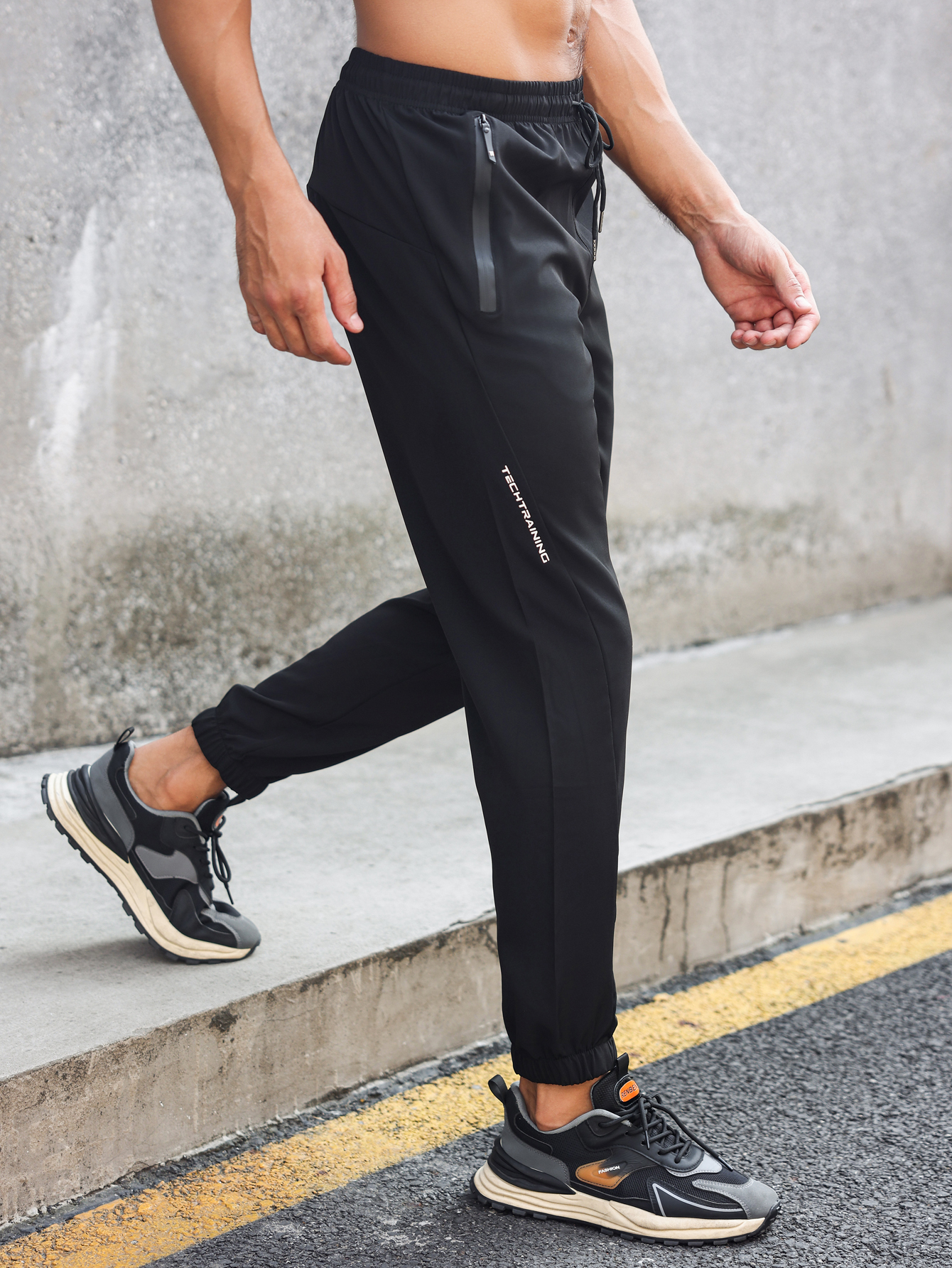 Pantalons de survêtement pour hommes, fins et légers, respirants, Fitness, cyclisme, plein air, natation, course à pied, séchage rapide, Cool, pantalons extensibles0318