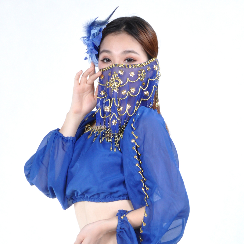 Voile de danse du ventre pour femmes, Tribal indien pour femmes, accessoires de danse du ventre, la vente de différentes couleurs, 9 couleurs