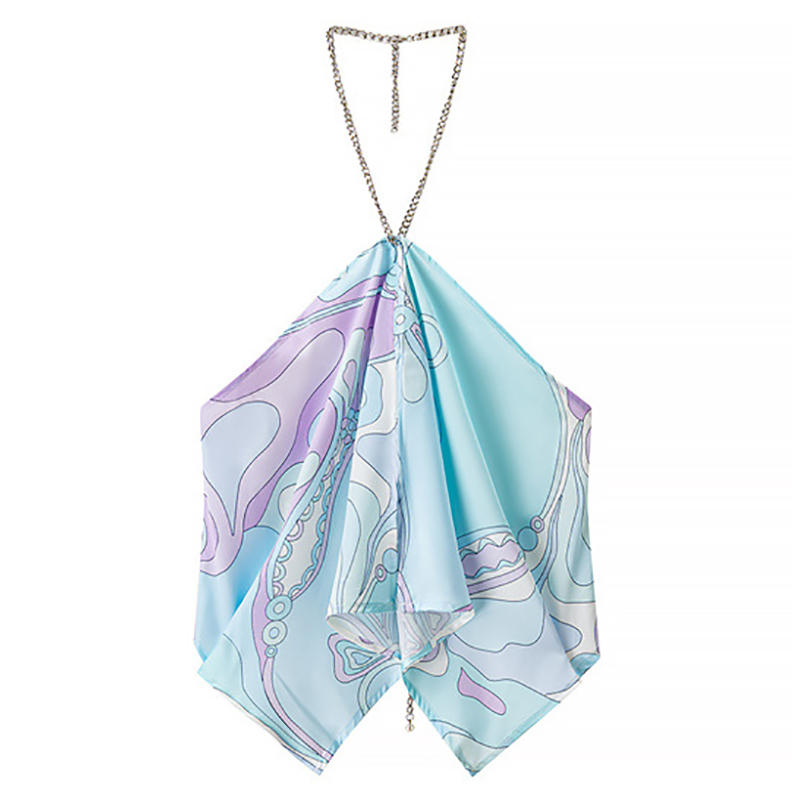 Mode licou imprimé gilet femmes débardeurs sans manches femmes T-Shirts dame plage vacances hauts chemise de mode