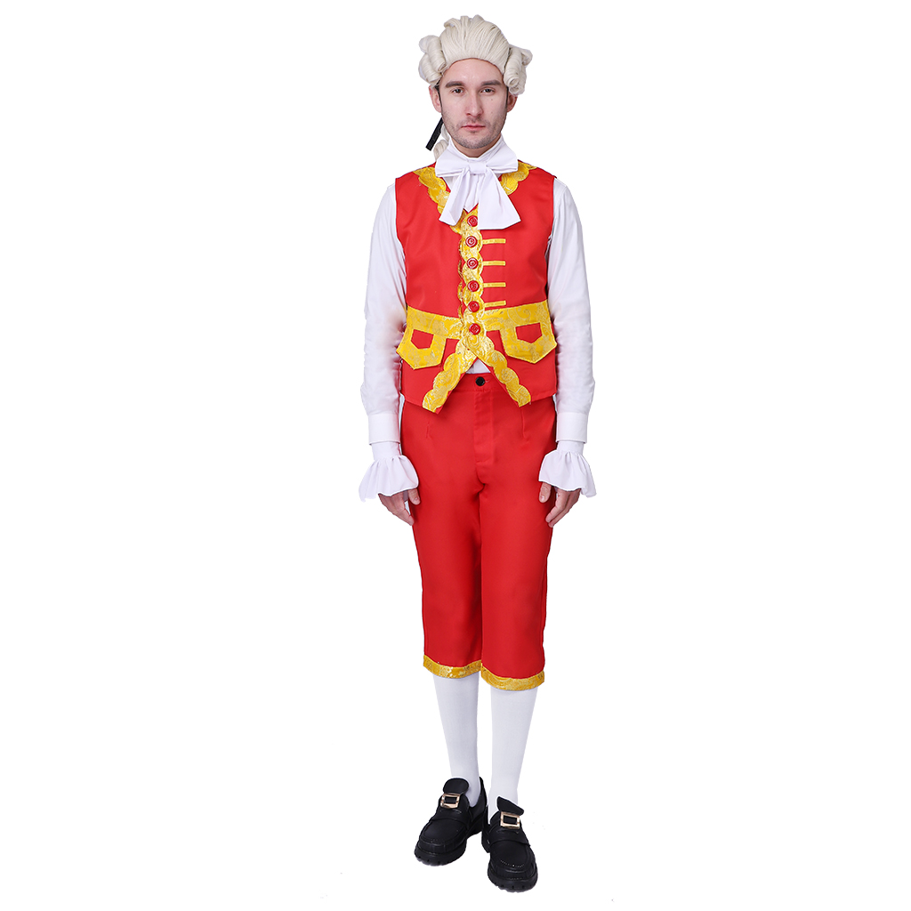 Costume de cosplay musical Hamilton King George, costume royal du XVIIIe siècle pour homme, cape royale, costumes pour fête d'Halloween, spectacles de théâtre