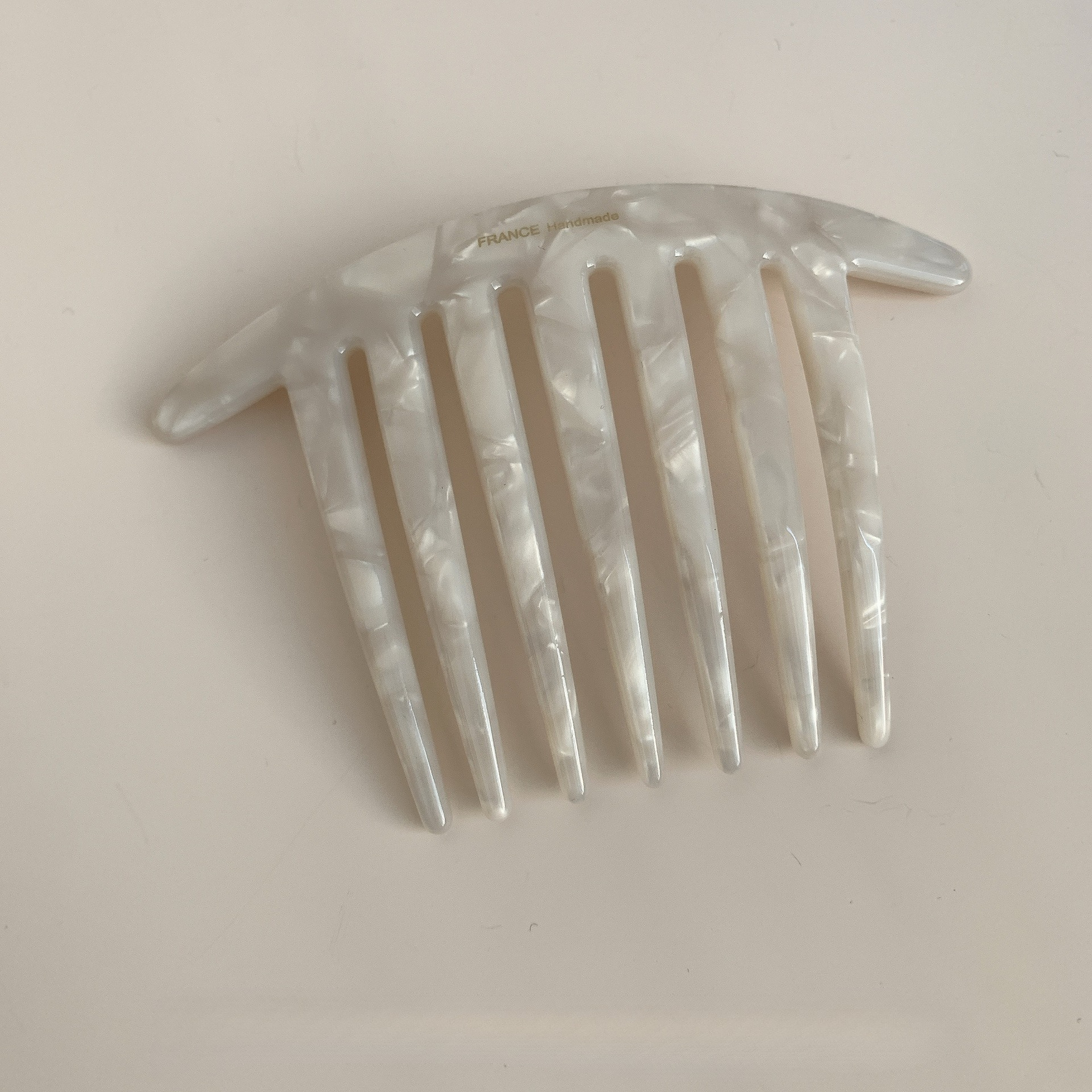 Nouvelle Pince à Cheveux Française en U 2025 avec Peigne à Boucles, Pince à Cheveux Moderne Simple à Sept Dents, Peigne Polyvalent