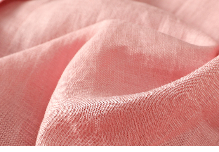 Gilet d'été en coton et lin pour femmes, deux côtés, veste boutonnée sans manches, couverture, rose, bleu, bleu marine, débardeur, Cardigan