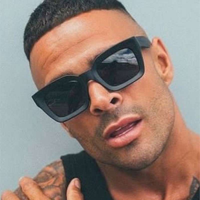 Lunettes de soleil carrées vintage pour femmes et hommes 2026 – Design rétro tendance de marque – Lunettes de soleil uniques et populaires pour femme – Protection UV400