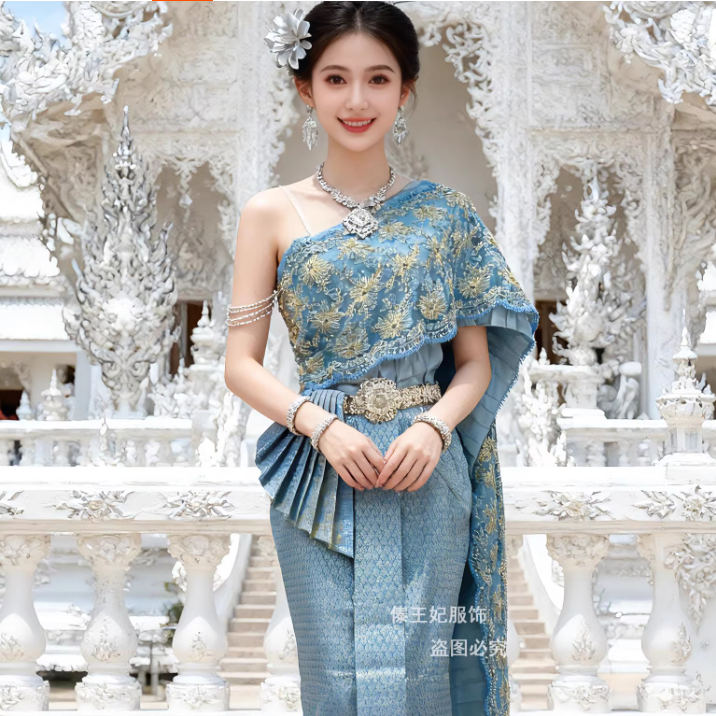 Nouvelles tenues traditionnelles thaïlandaises pour femmes, vêtements de travail haut de gamme pour restaurants et hôtels, vêtements de fête de mariage