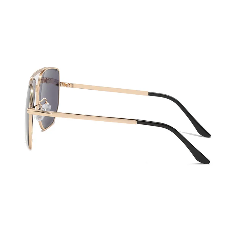 Nouvelle mode lunettes De soleil Cool hommes Vintage marque Design métal lunettes De soleil femmes nuances UV400 Oculos De Sol