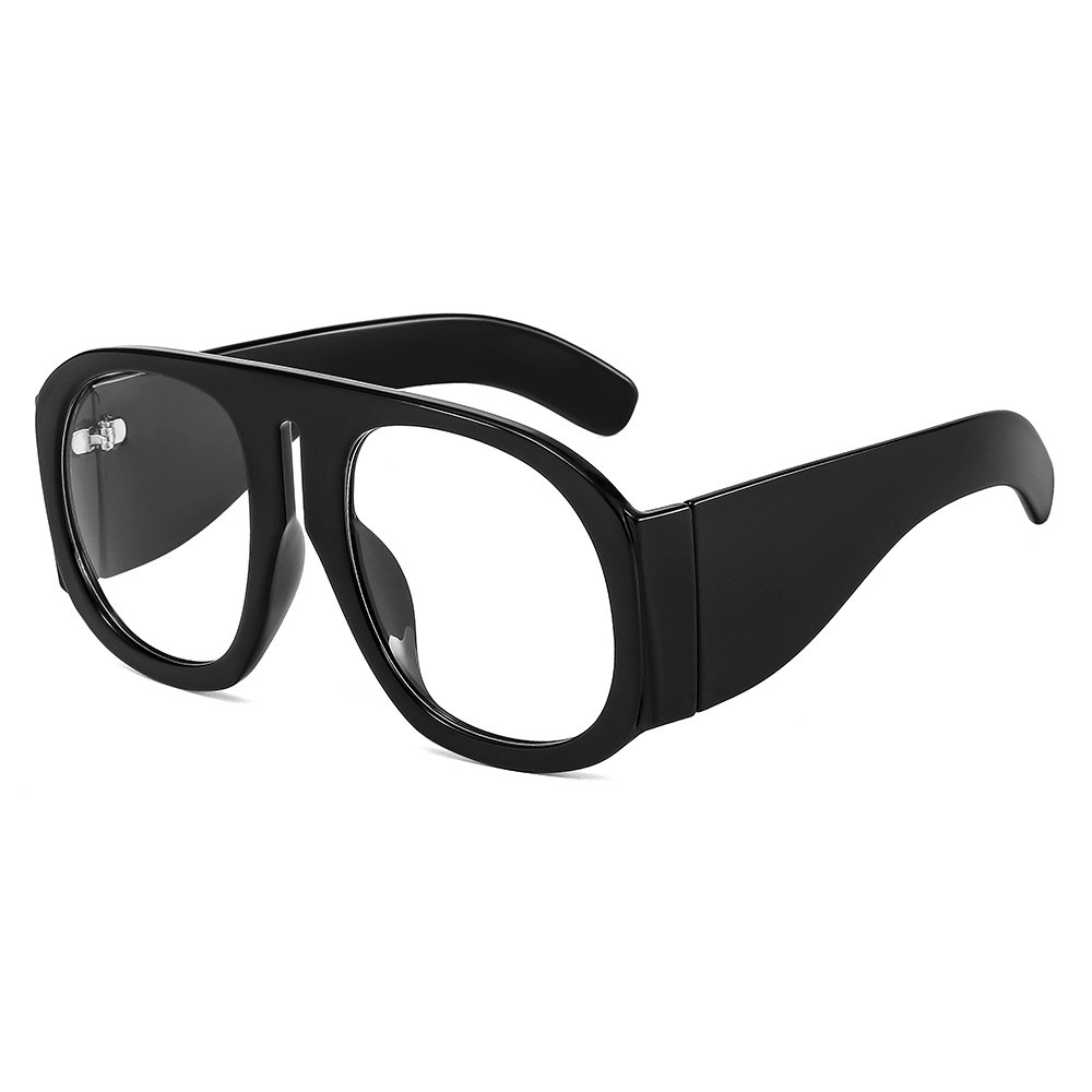 Lunettes de soleil rondes de luxe pour hommes et femmes, Design de marque, monture de personnalité surdimensionnée, uniques, jambe rétro, UV400