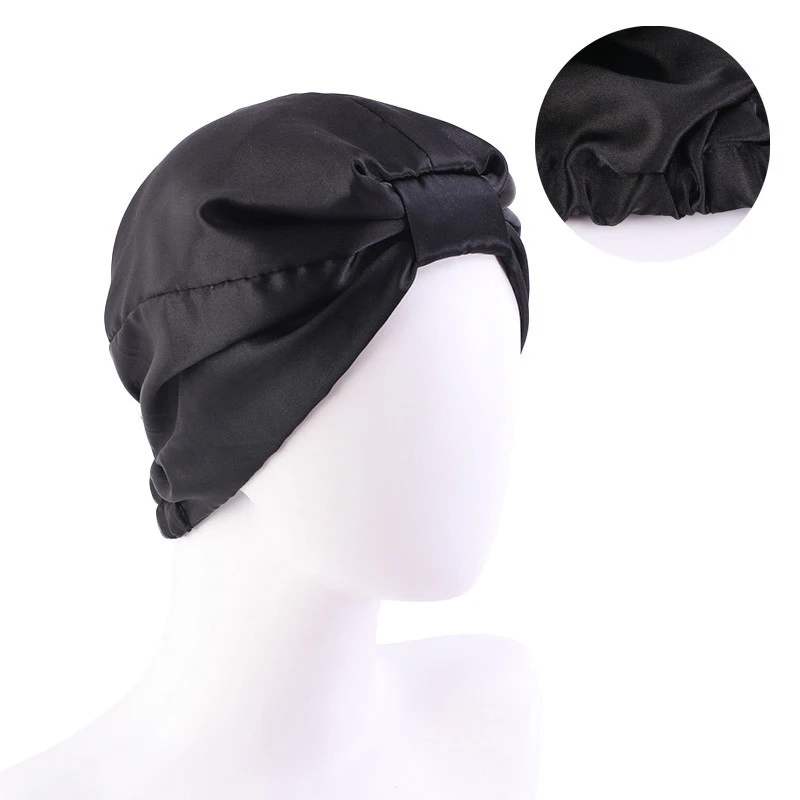 Bonnet de nuit en Satin pour femmes, Turban en soie, foulard de tête, perte de cheveux, chapeau de nuit, bonnets de chimio, Bonnet de couchage, couvre-chef, couverture de chaîne