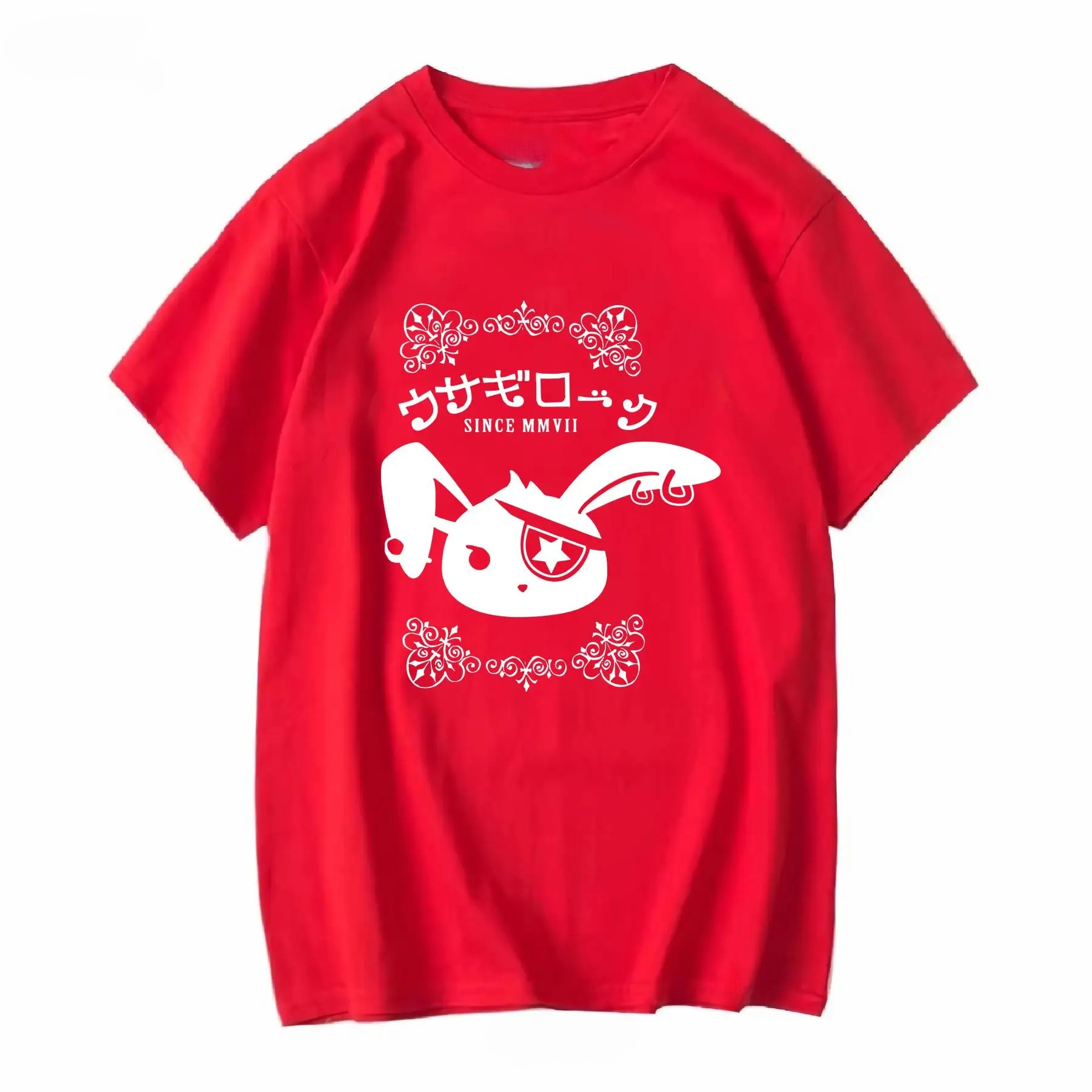 T-shirt Punk Bunny Pastel Goth Rabbit Gothic Jrock Yami Kawaii Visual Kei Emo à manches courtes, motif graphique vintage, décontracté, pour femme, style Y2K