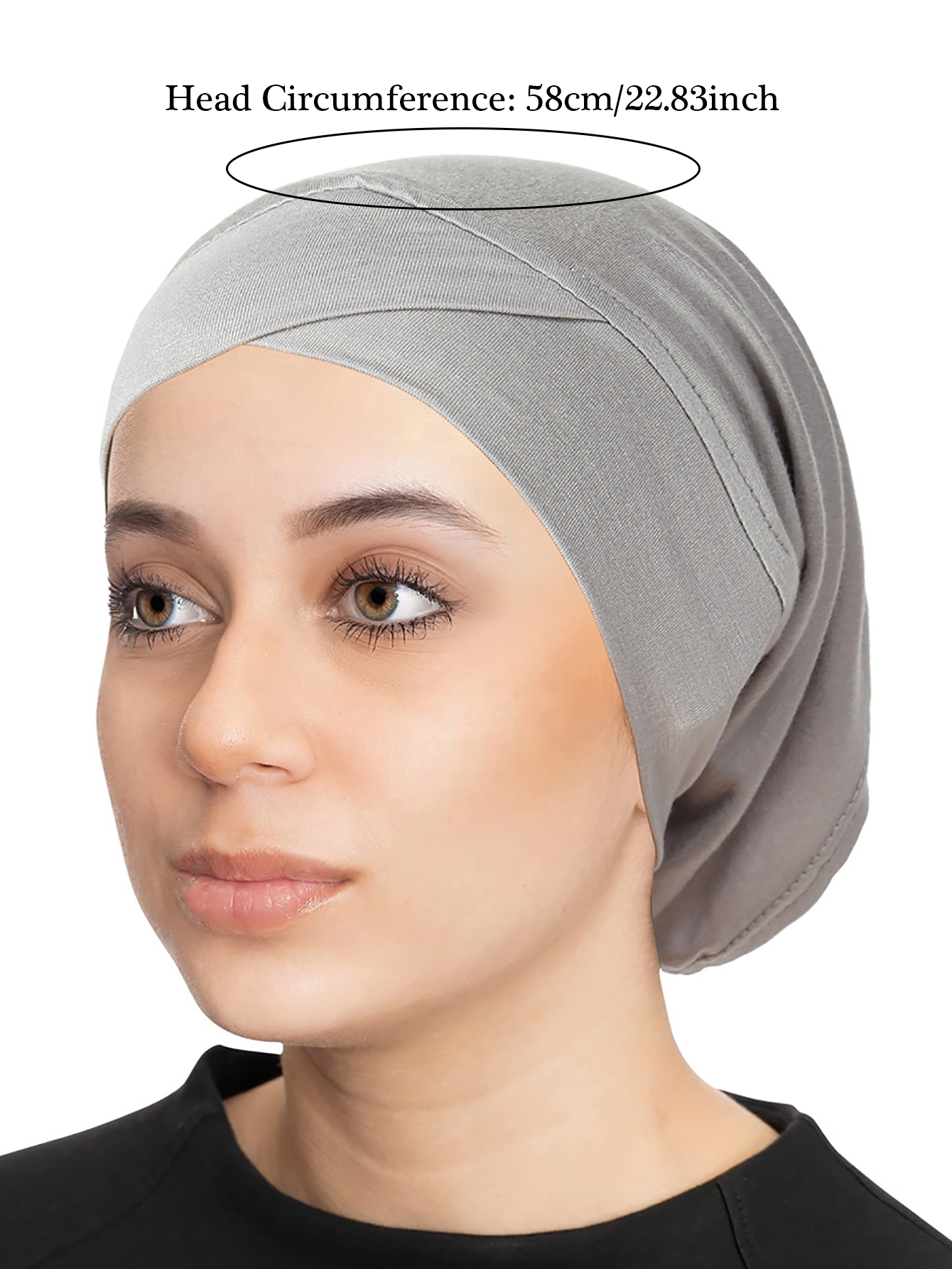 Casquettes Hijab musulmanes pour femmes, couleur unie, front croisé, Turban doux et élastique, accessoires pour vêtements islamiques