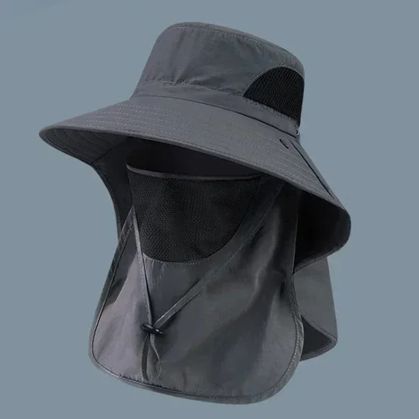 Chapeaux de soleil d'été Protection UV casquette de pêche de chasse en plein air pour hommes femmes randonnée Camping visière seau chapeau chapeau de pêcheur amovible