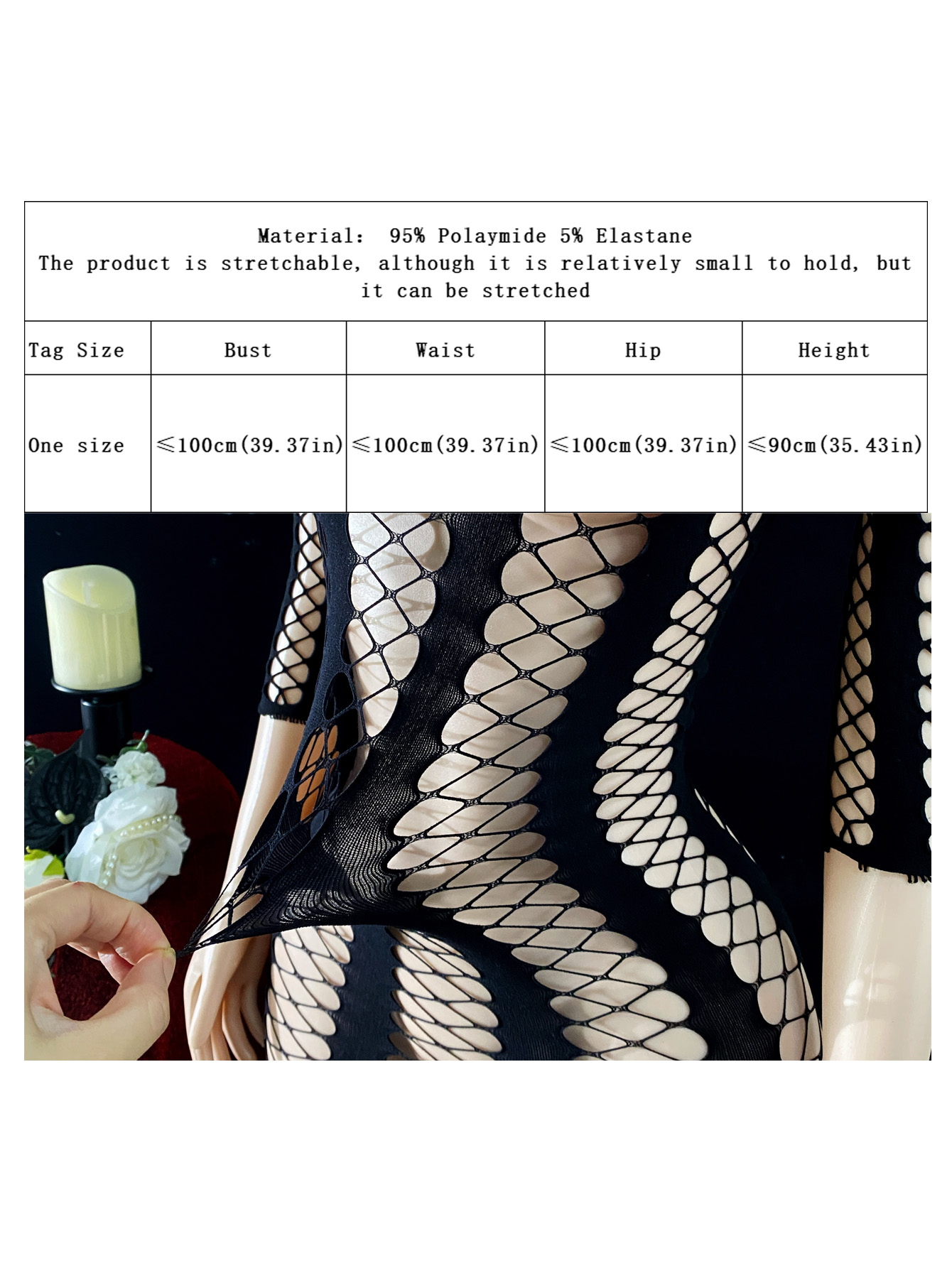 Robe longue sexy en résille pour femme, transparente et moulante, idéale comme tenue de nuit ou de plage (sans bikini)