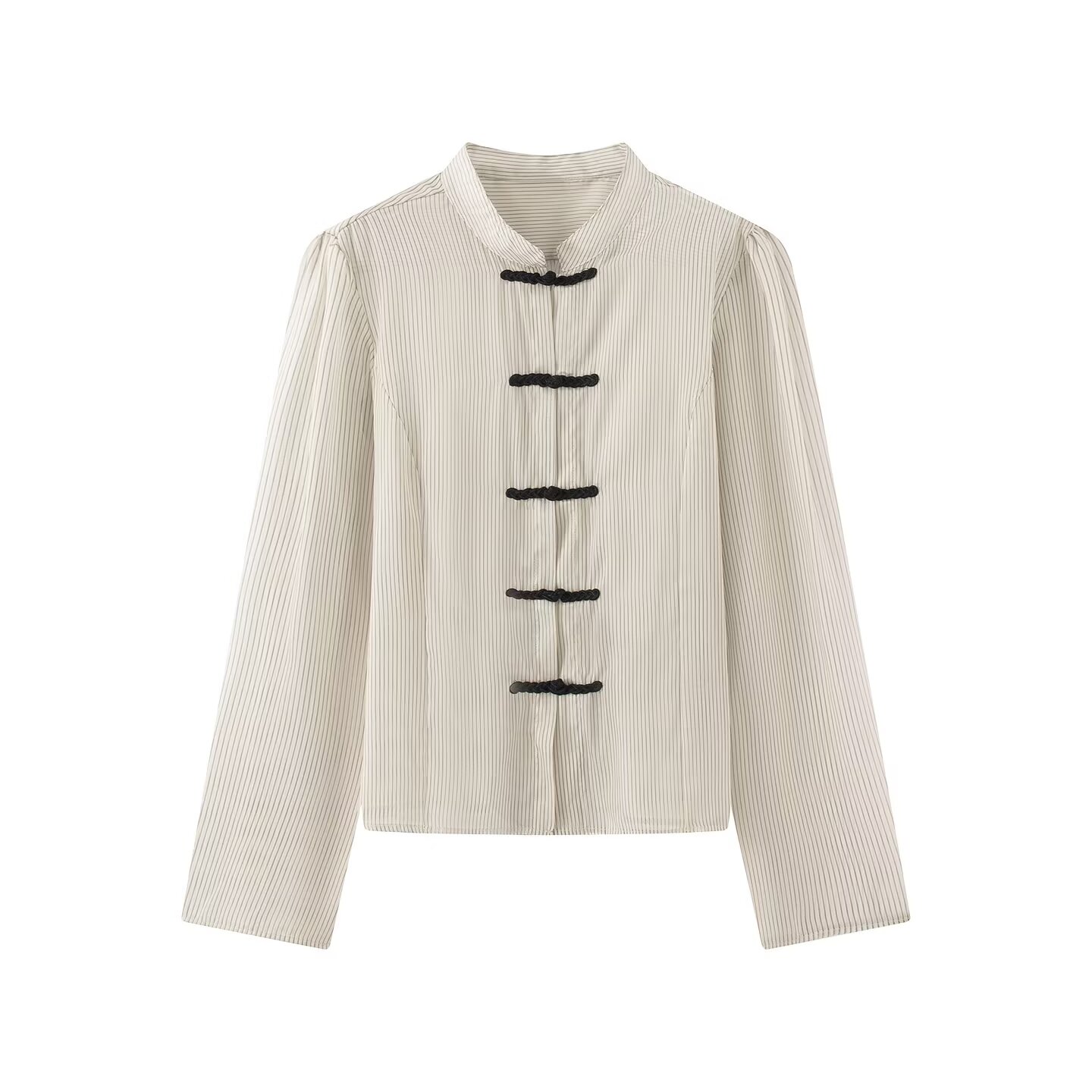 Willshela – chemisier rayé à la mode pour femmes, avec nœud et lacets, simple boutonnage, col rond, manches longues, chemises chics pour dames