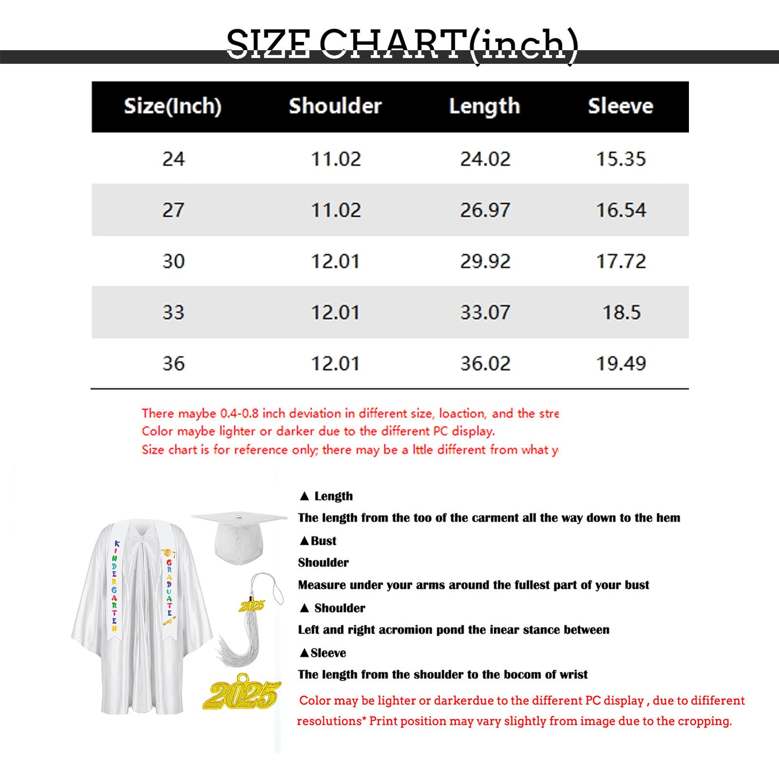 Robe académique pour enfants, uniformes scolaires pour enfants d'âge préscolaire, robe de remise de diplôme, châle, ensemble de casquettes à pampilles, vêtements de fête