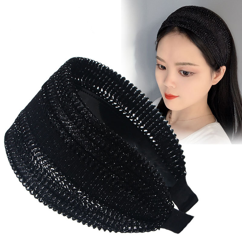 Serre-têtes larges et solides de luxe pour femmes et filles, bandeaux élastiques doux et tendance, accessoires capillaires quotidiens pour femmes.