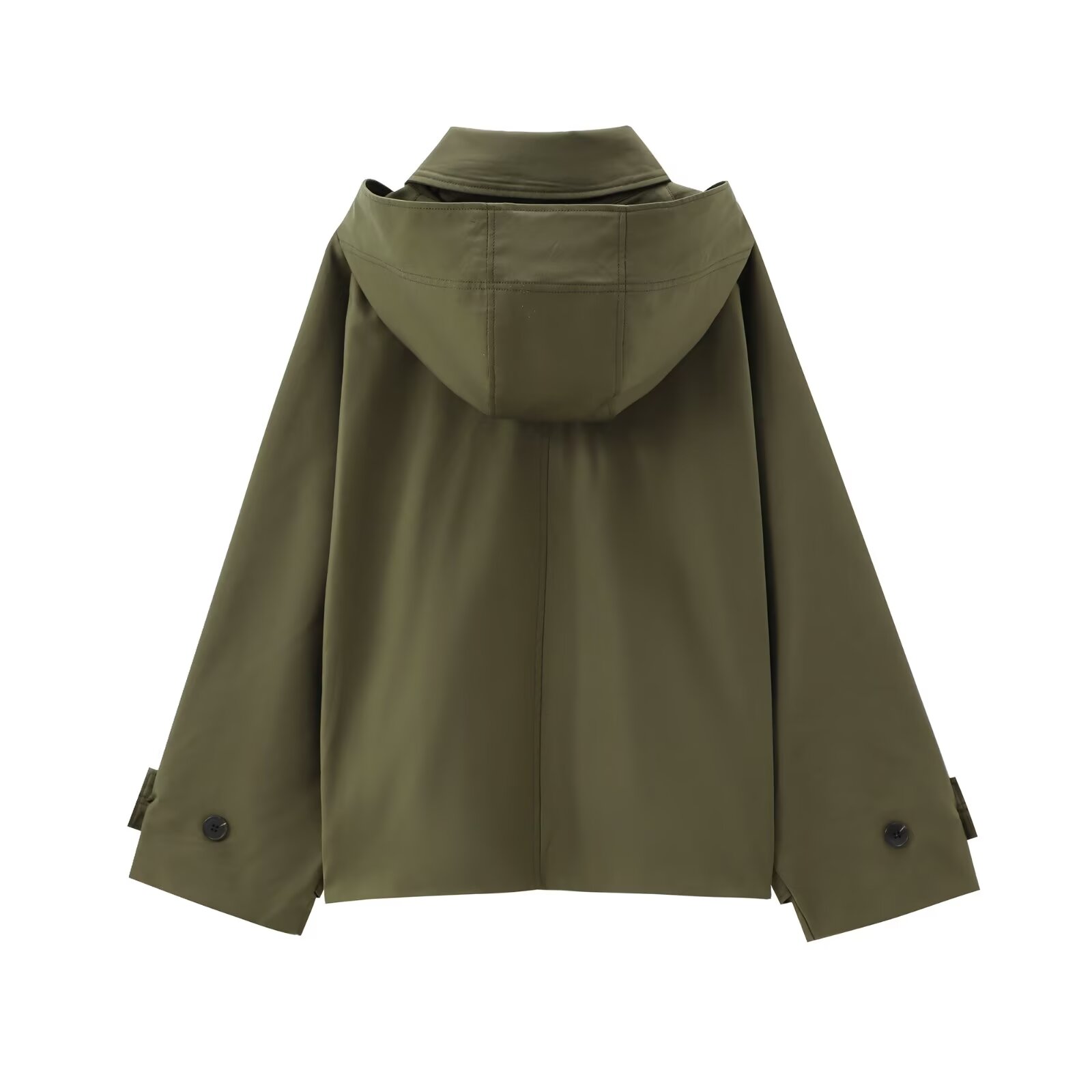 MUJER Trench Coat à capuche pour femme Coupe-vent à manches longues pour femme Nouveau en manteaux et vestes pour femme Manteaux d'hiver Femme Trench