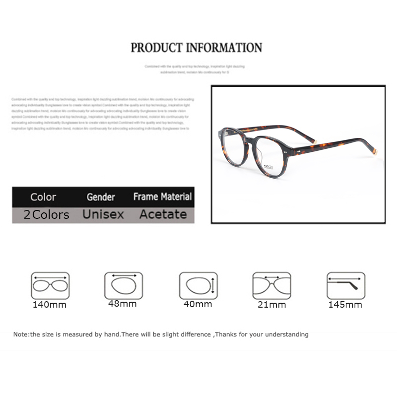 Monture de lunettes pour homme, style Johnny Depp ARTHUR, verres transparents, marque de créateur, ordinateur, homme, vintage