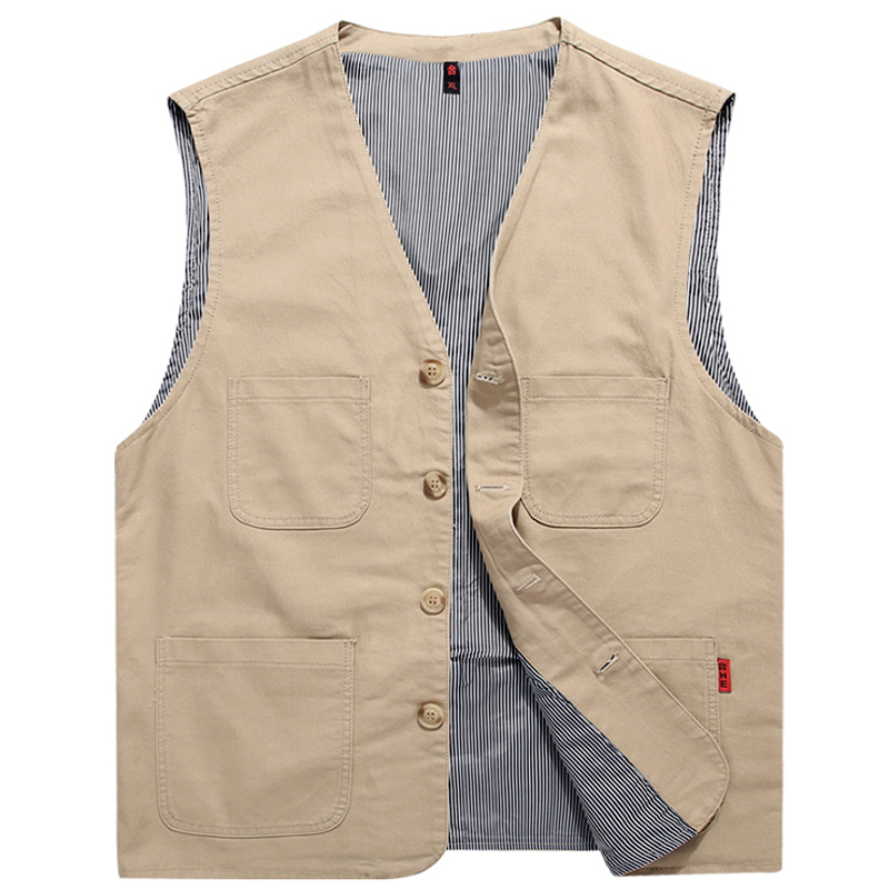 Hommes décontracté Denim coton utilitaire gilet boutonné extérieur poche gilet hommes décontracté coupe ajustée sans manches veste gilets vêtements