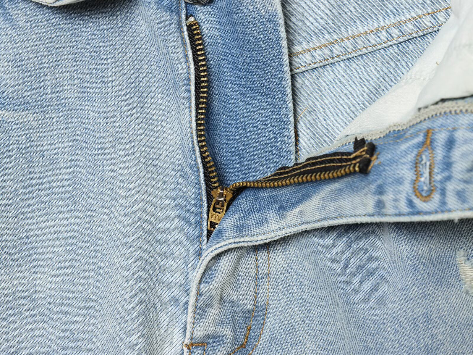 Pantalon en jean déchiré et à bords effilochés taille mi-haute pour femme, style européen et américain, nouvelle collection printemps/été 2026
