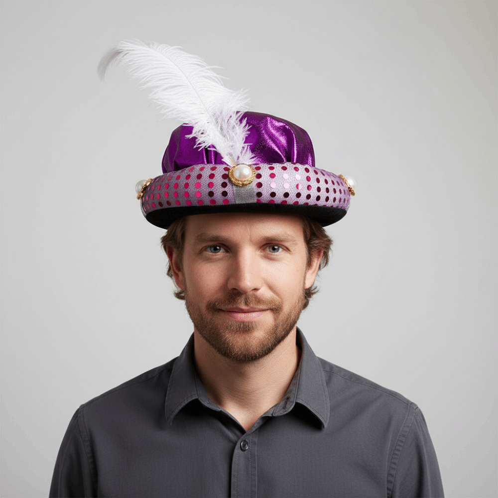 Coiffe décorative, Foulards de tête, Coiffes arabes, Accessoires de spectacle, Casquette indienne, Coiffes de cosplay pour carnaval, Chapeau d'Aladdin pour adulte