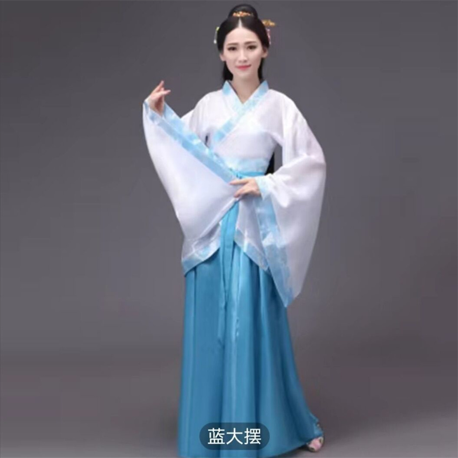 Robe chinoise en soie pour filles et femmes, Kimono chinois traditionnel Vintage ethnique antique, Costume de danse Hanfu, vêtements chinois