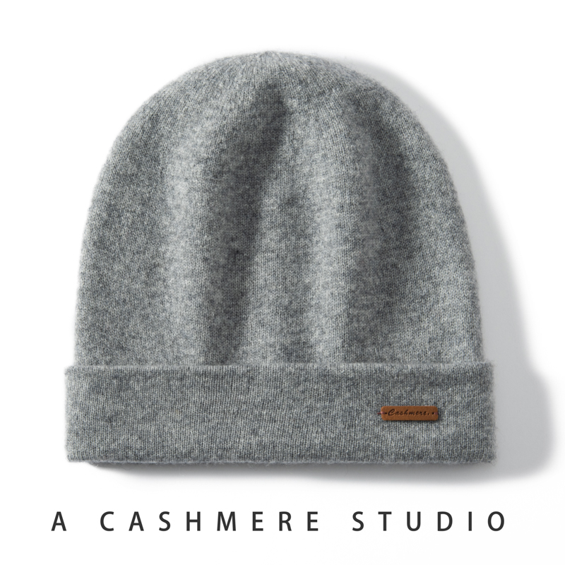 Chapeaux tricotés en cachemire pour femmes, couvre-chef doux et chaud, pour l'extérieur, décontracté, épais, pour filles, de haute qualité, nouvelle collection hiver 2024, 100%
