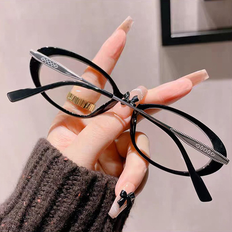 Lunettes de lecture ovales à monture épaisse, optique Anti-lumière bleue, ultralégères, presbytes, pour femmes et hommes âgés