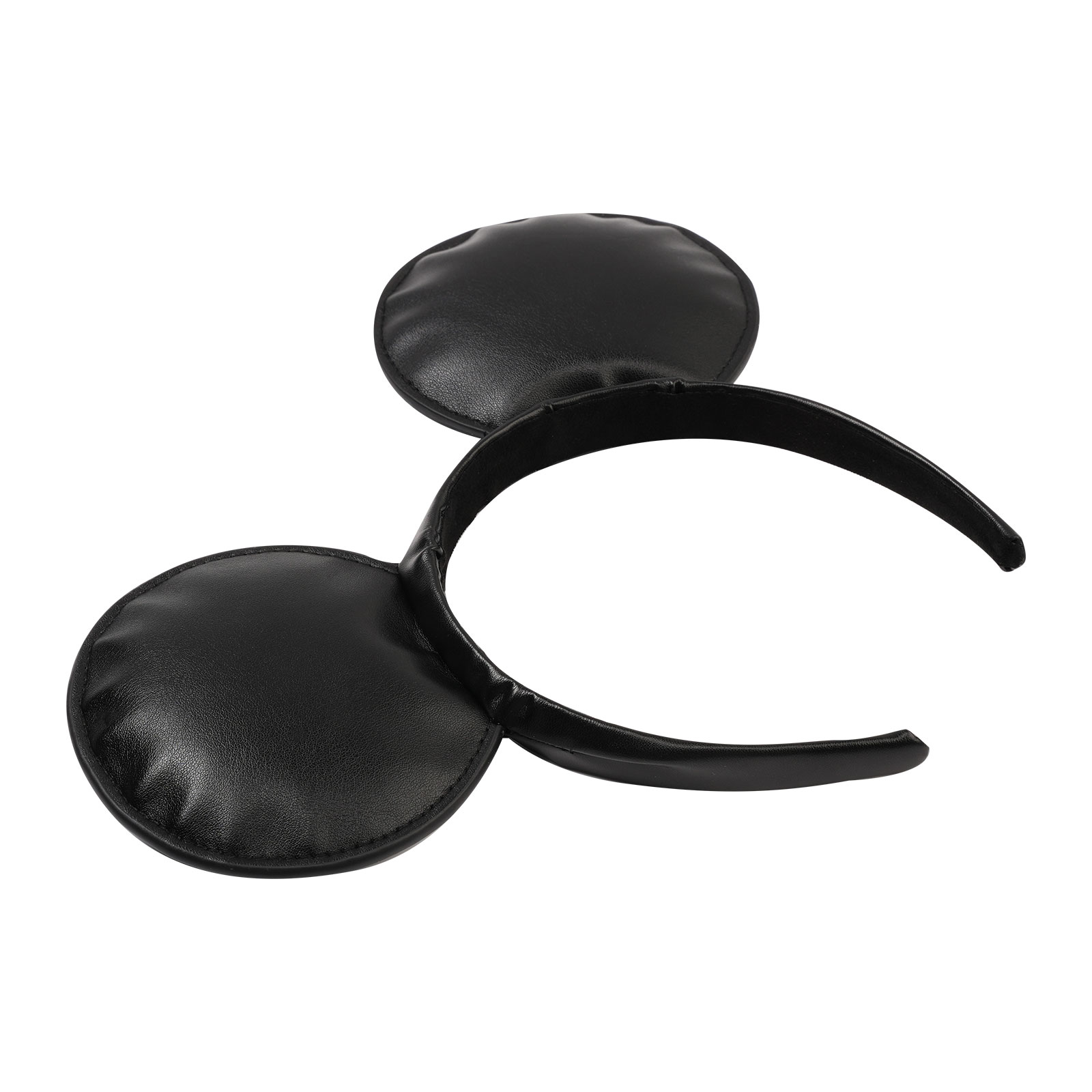 Serre-tête en tissu fait main pour garçons, motif oreilles de souris de dessin animé, sans nœud, style mignon, accessoire de coiffure pour femmes