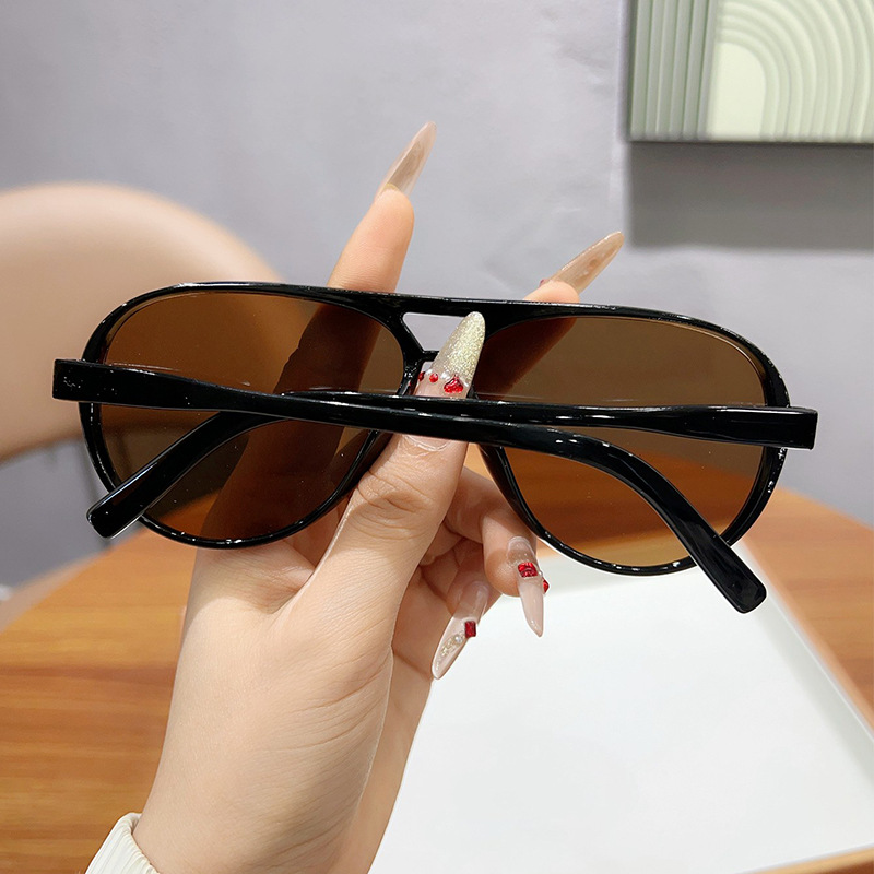 Lunettes de soleil pilote surdimensionnées pour femmes et hommes, marque de luxe de styliste, Vintage, grande monture, Punk, ombre de conduite