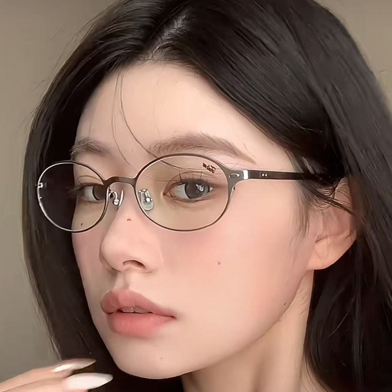 Nouvelles lunettes de myopie ovales pour hommes et femmes, monture en métal, lunettes de vue rondes -1.0 -2.5 -2.0 -1.5 -3.0