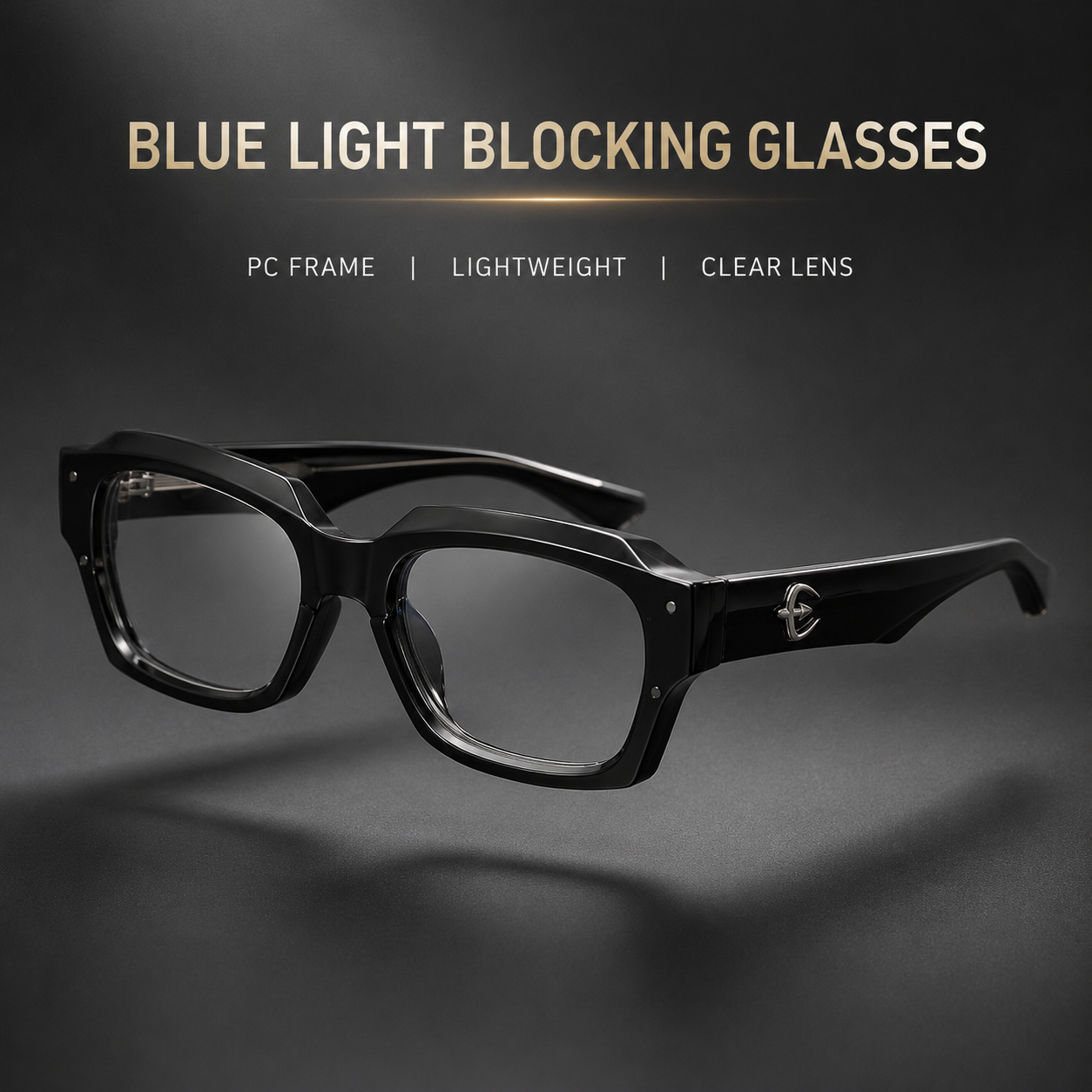 Lunettes de créateur de mode rétro monture carrée lunettes à lumière plate pour hommes femmes lunettes de haute qualité lunettes minimaliste correspondant