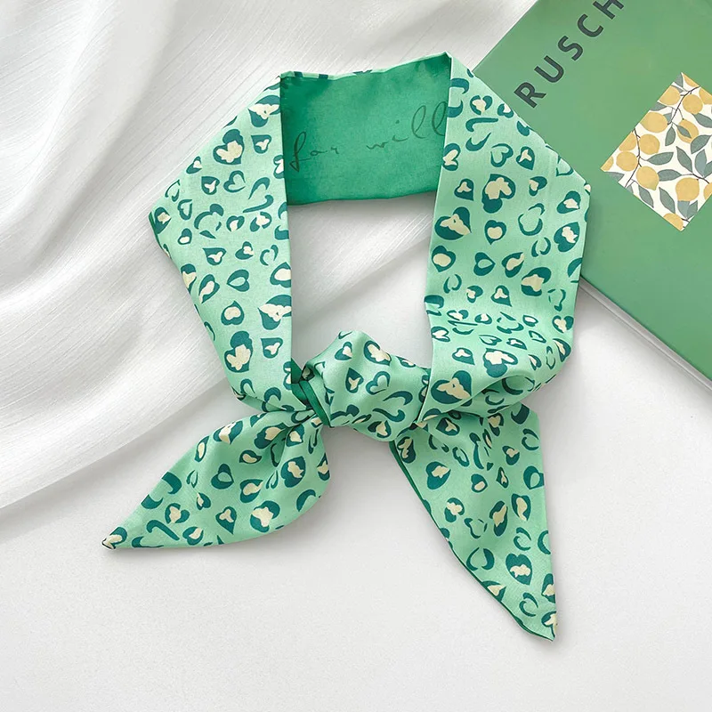 Injplanchers f Bandeau long noué pour femme, bandeau décoratif, banderole verte, ensemble d'accessoires pour cheveux, sac multifonctionnel